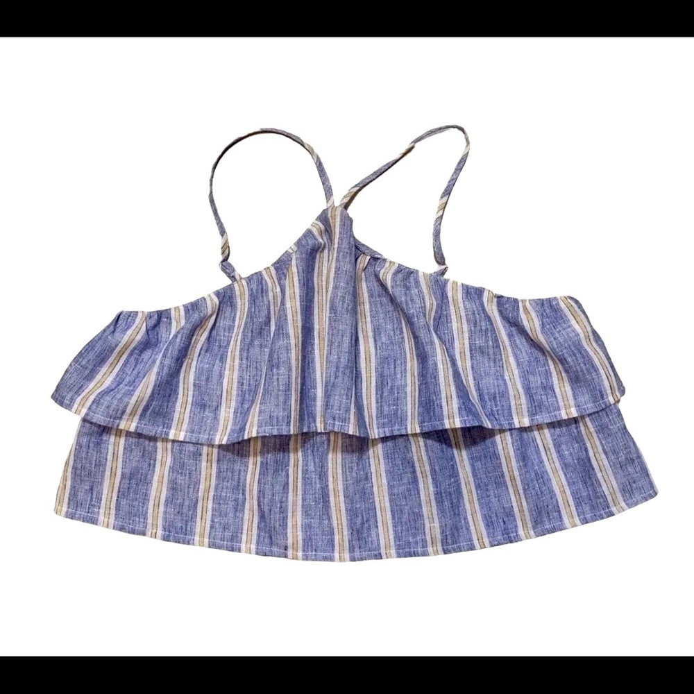 𝅺RUFFLY Urban Outfitters Summer crop Top size medium